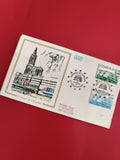 Lettre Premier Jour Conseil de l'Europe Strasbourg CEF timbres illustrés Philaté