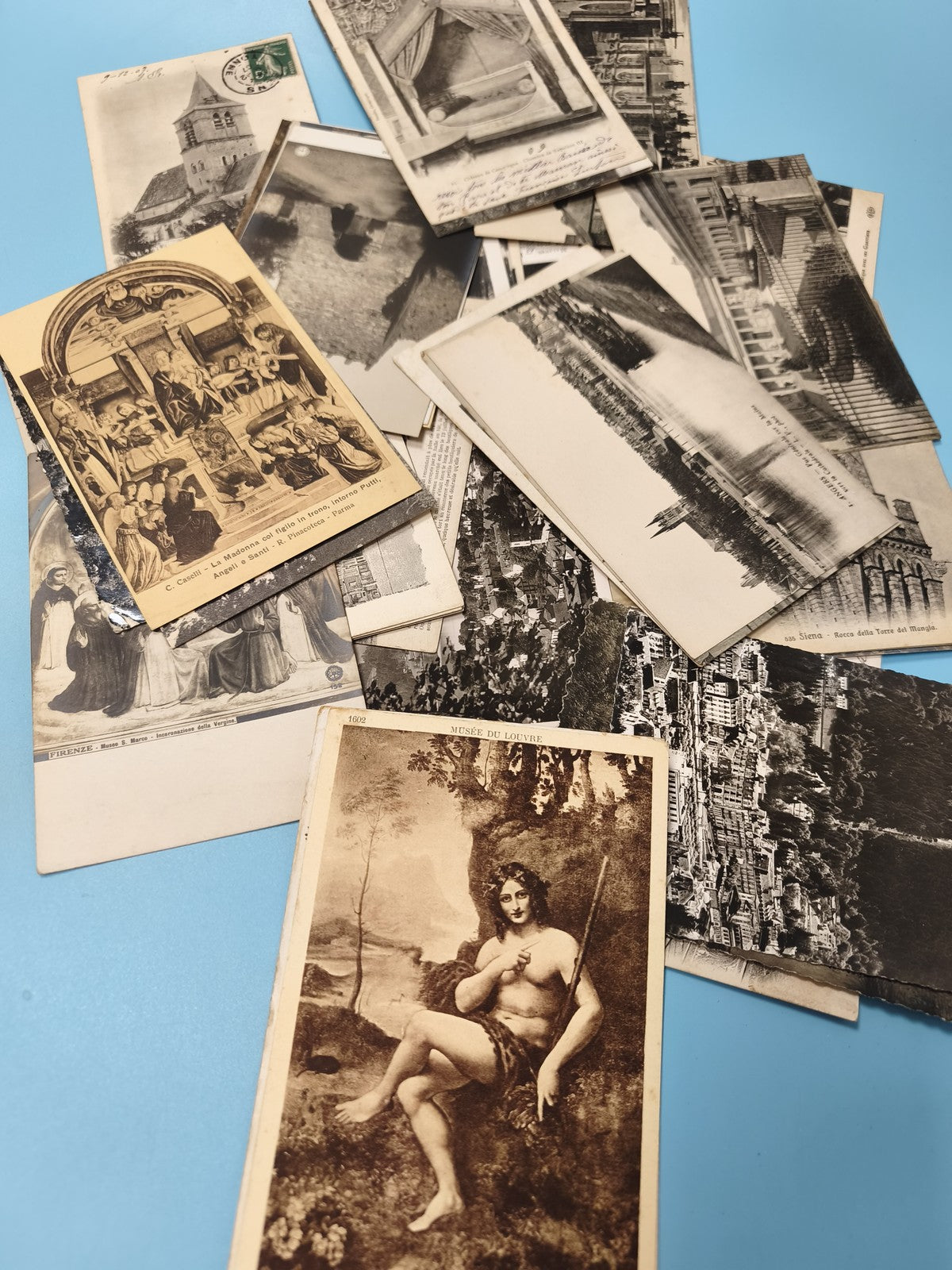 Lot cartes postales anciennes CPA divers lieux, vrac collection vintage (Ref 3)