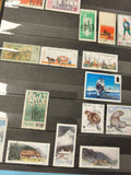Lot anciens timbres oblitérés Pologne Polska paysages animaux bâtiments collecti