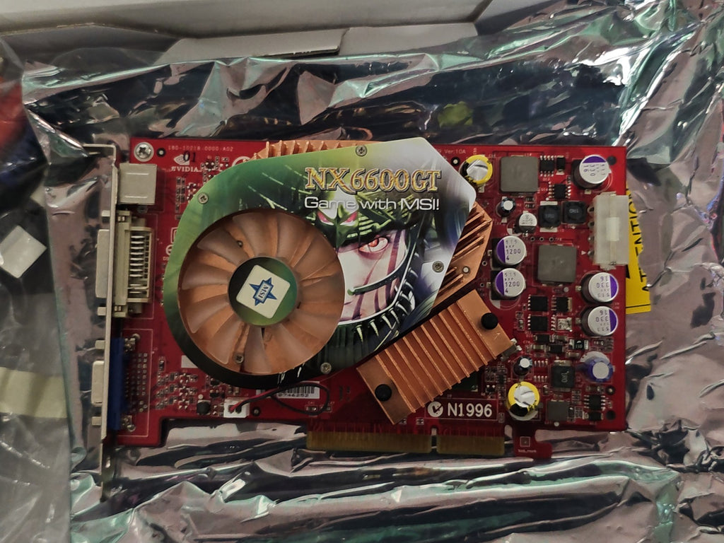 MSI NX6600 GT ATI Carte Graphique PCI Express 128MB DDR3 pour PC Gamer Occasion