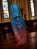 Miniature parfum vintage collection flacon dégradé bleu rose rétro déco