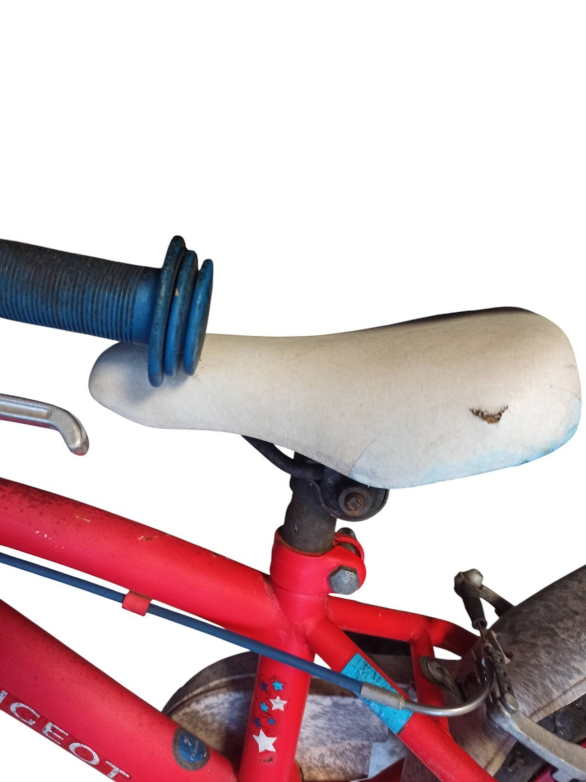 Vélo enfant PEUGEOT rouge ancien vintage années 60/80 à restaurer métal lourd