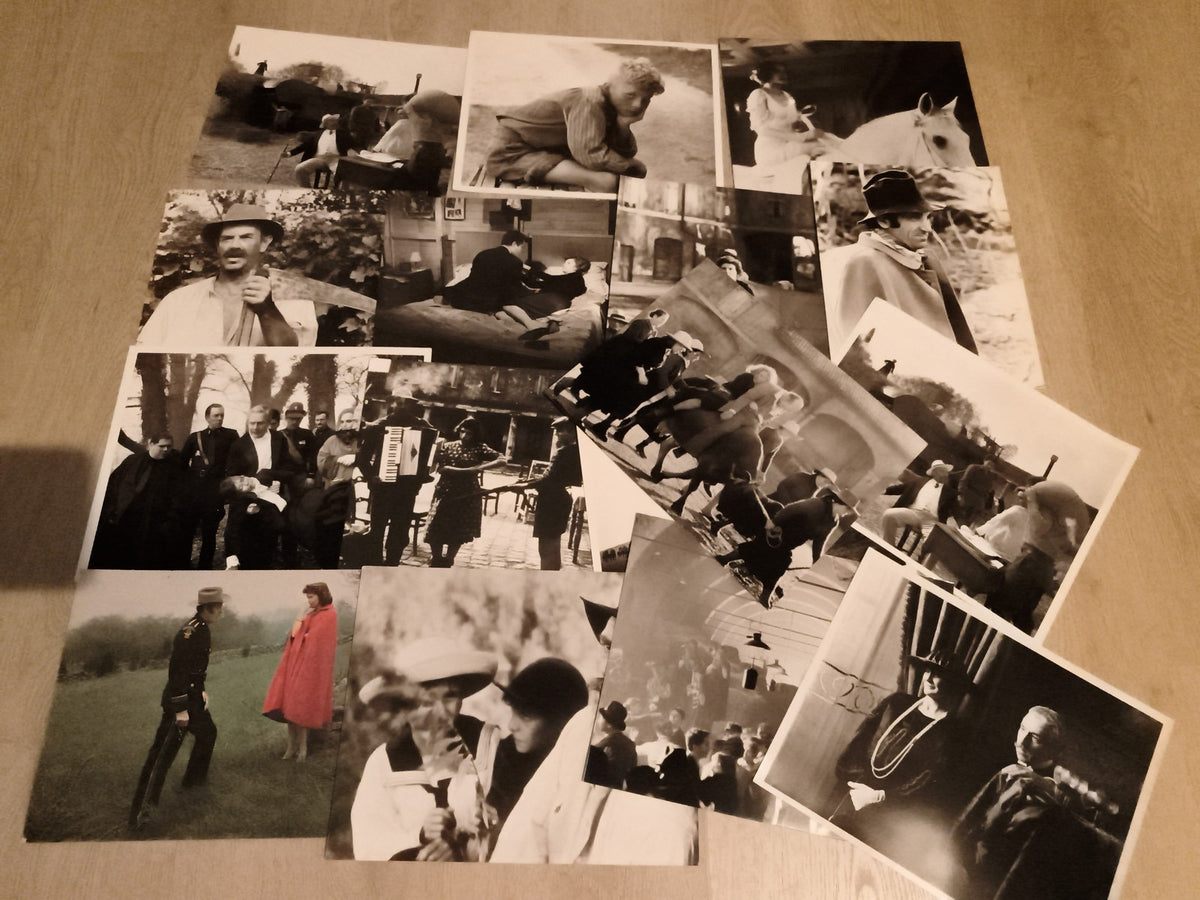 Lot anciennes photos cinéma noir et blanc tirages vintage scènes films