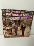 Vinyle 33T ancien rétro Patrice et Mario disque collector vintage chanson frança
