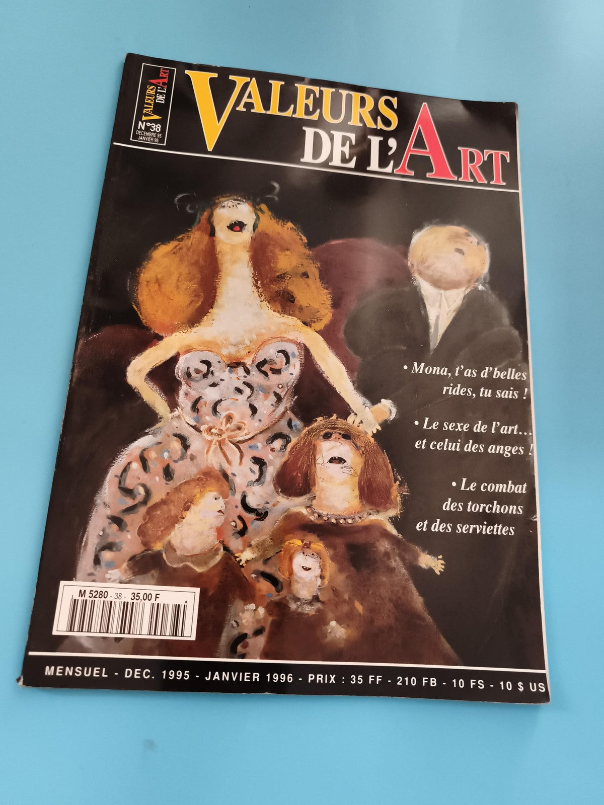 Magazine VALEURS DE L'ART n°38 déc 1995 jan 1996 revue art mensuel