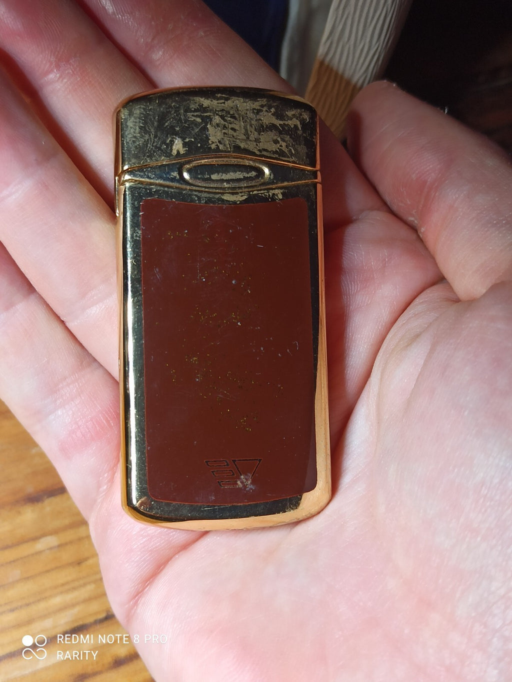 Briquet vintage Audinet St Rémy de Provence étui bleu, allumeur rétro ancien