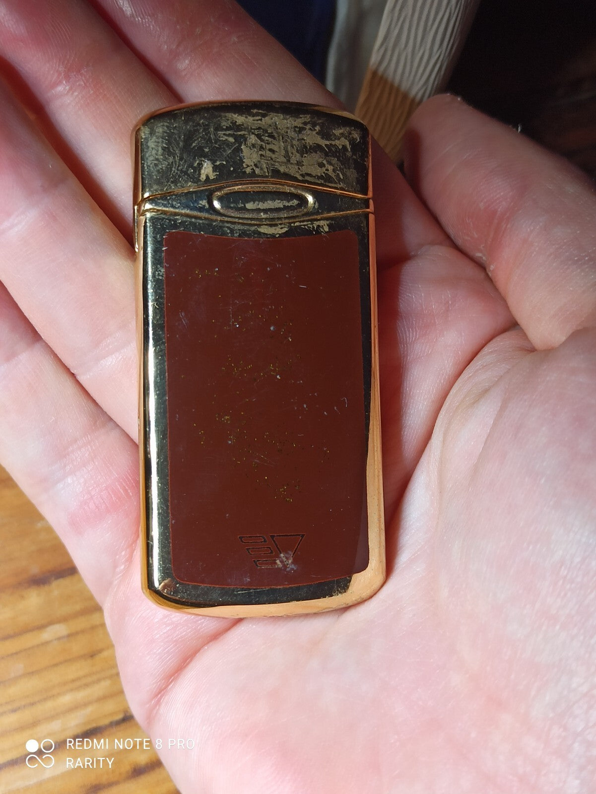 Briquet vintage Audinet St Rémy de Provence étui bleu, allumeur rétro ancien