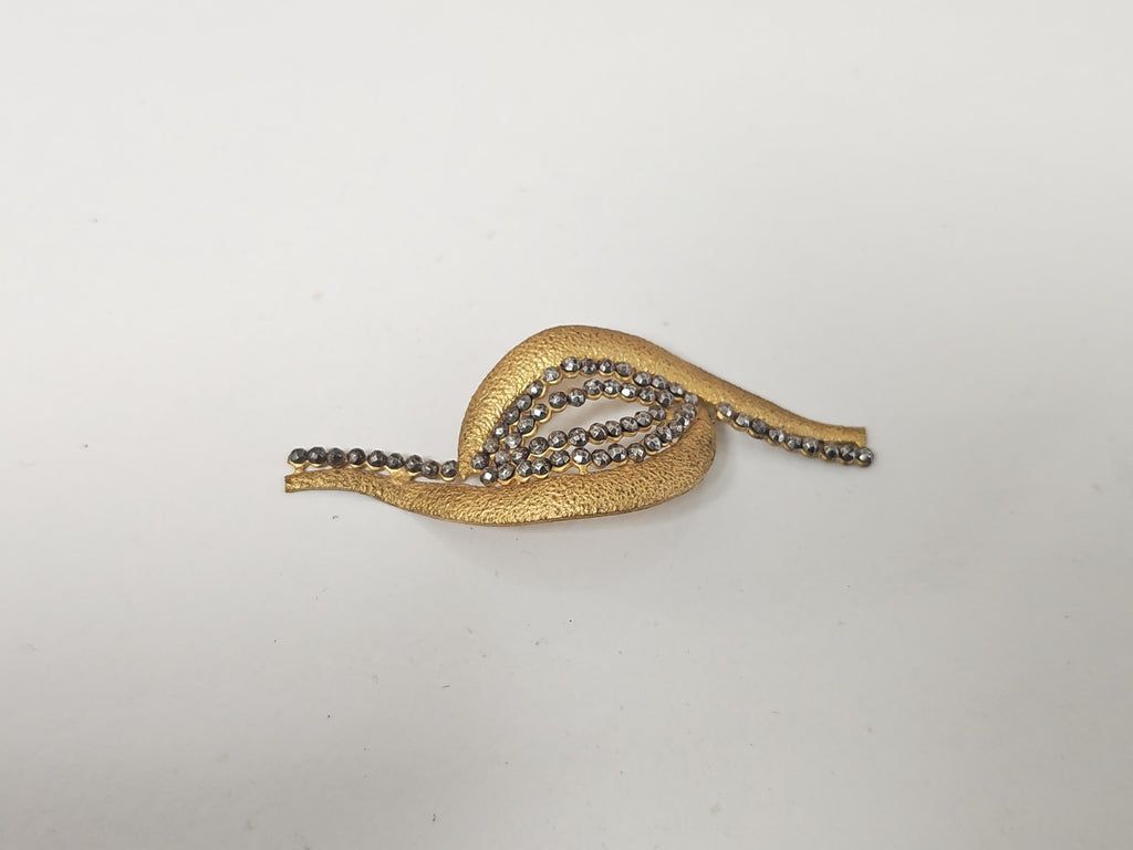 Broche ancienne rétro sans fermoir, bijou vintage à collectionner ou customiser