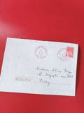 Enveloppe philatélie timbre Marianne rouge oblitérée 2001 Agence Dilipack
