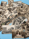Lot cartes postales anciennes CPA divers lieux, paysages, scènes, collection