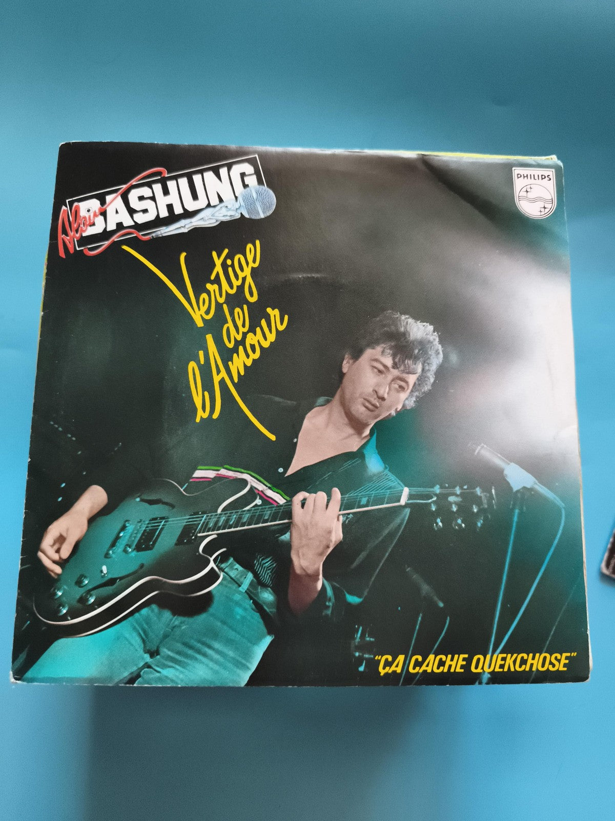 Vinyle 45 tours Alain Bashung Vertige de l'Amour Philips pochette photo