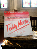 Disque vinyle 45 tours Teddy Martin Columbia vintage années 60 Las Vegas