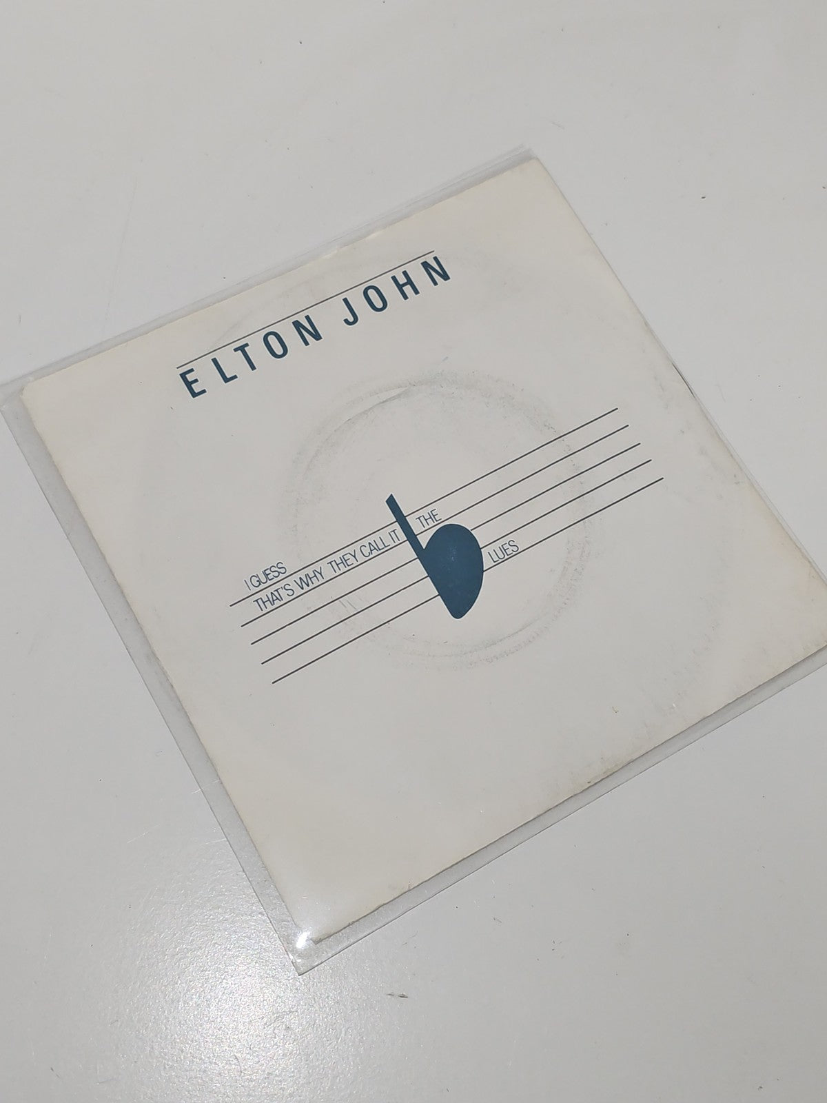 Vintage 45 tours ancien vinyle Elton John rétro collection pop occasion rare