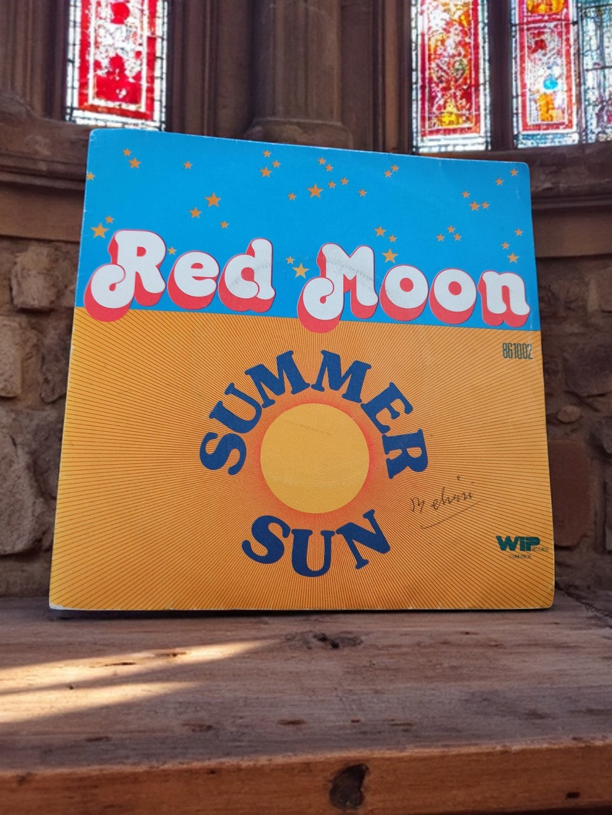 Vinyle 45 tours Red Moon Summer Sun vintage WIP pochette pop années 70