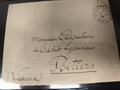 Lettre militaire FM Poitiers 1925 Crédit Lyonnais philatélie ancienne poste