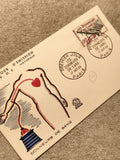 Enveloppe 1er Jour Donneurs de Sang Paris 1959 FDC Philatélie (Ref 8)