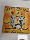 Vinyle 45 tours Jean Laporte French Cancan Paris pochette Festival