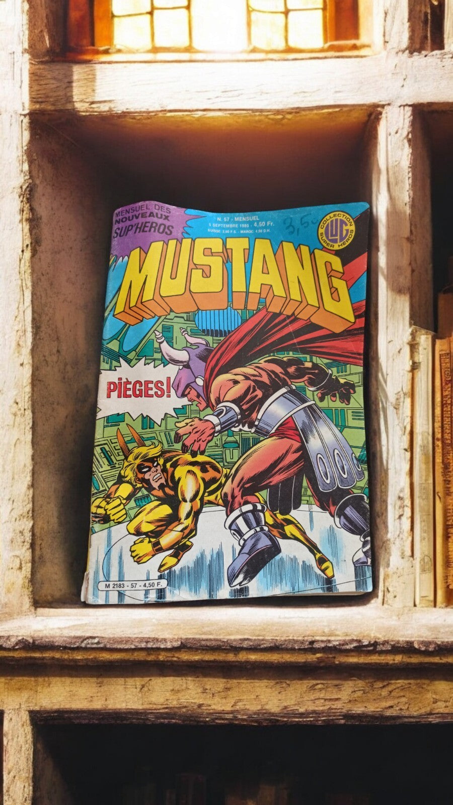Comics Mustang vintage 1980 super-héros édition Lug Pièges! rare VF