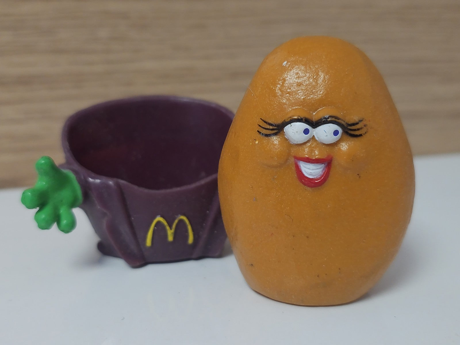 Figurine rétro McDonald's ancienne, jouet collector vintage fast-food rare