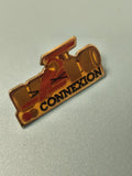 Vintage pin's Formule 1 Connexion voiture rouge jaune collection racing