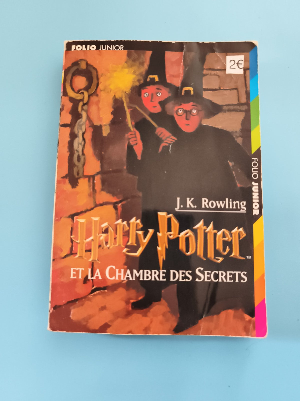 Livre Harry Potter Chambre des Secrets Folio Junior couverture illustrée