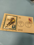 Enveloppe FDC Jeux Olympiques Grenoble 1968 timbre illustré sport ski