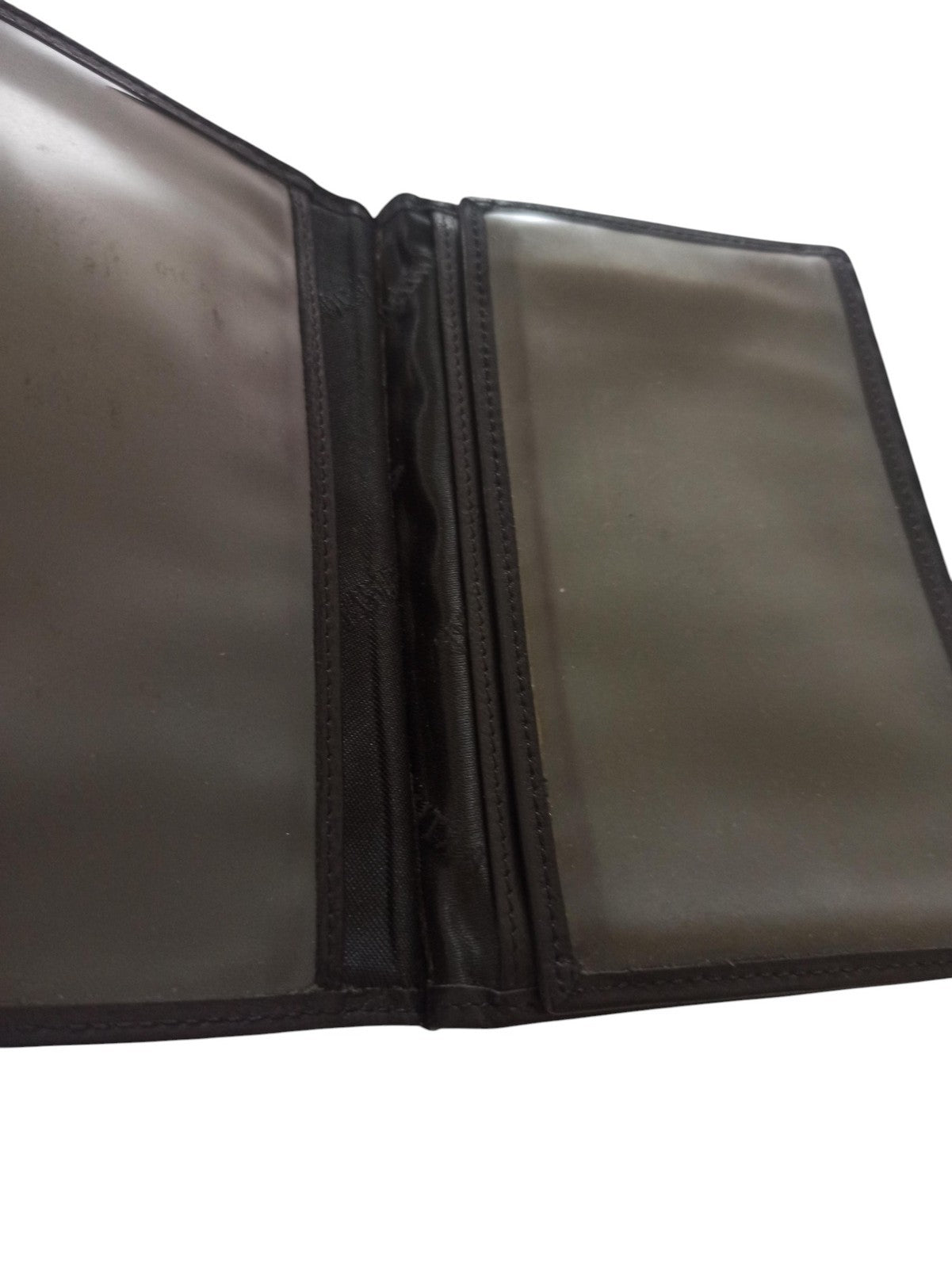 Portefeuille vintage Arthur & Aston cuir noir, porte-cartes, accessoire homme