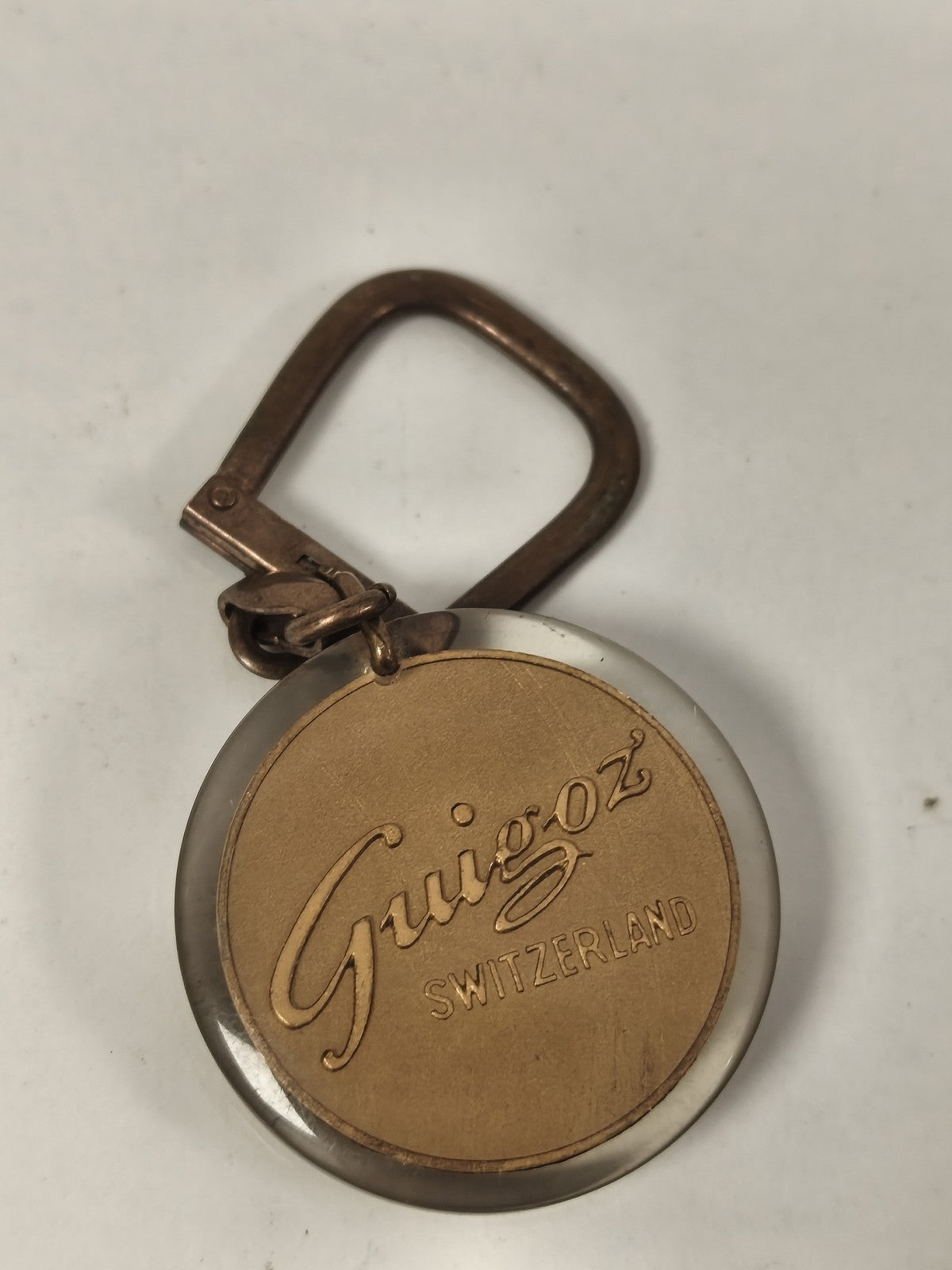 Porte-clés publicitaire vintage Guigoz ancien, collection rétro France