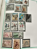 Timbres Espagne oblitérés thématiques architecture flore Europa philatélie