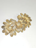 Barrette cheveux ancienne femme signée Paris Ancienne vintage rétro accessoire r