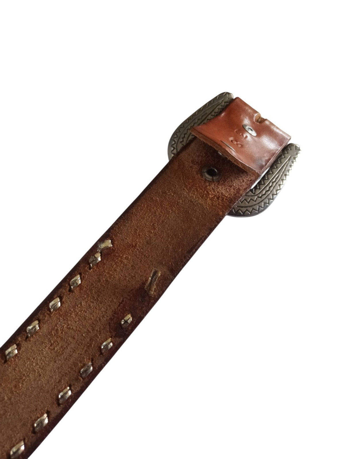 Ceinture en cuir mexicaine vintage marque Mexique