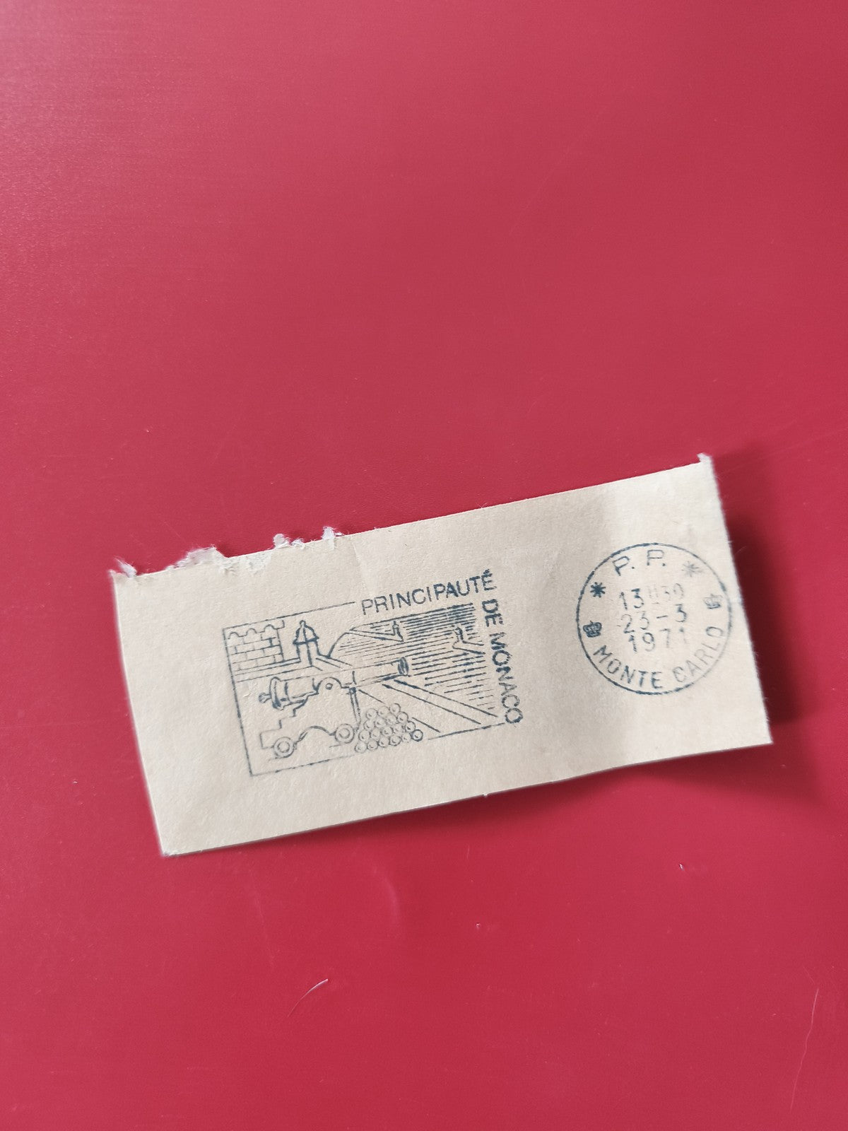 Carte postale philatélie Principauté de Monaco Monte-Carlo oblitérée tampon 1971