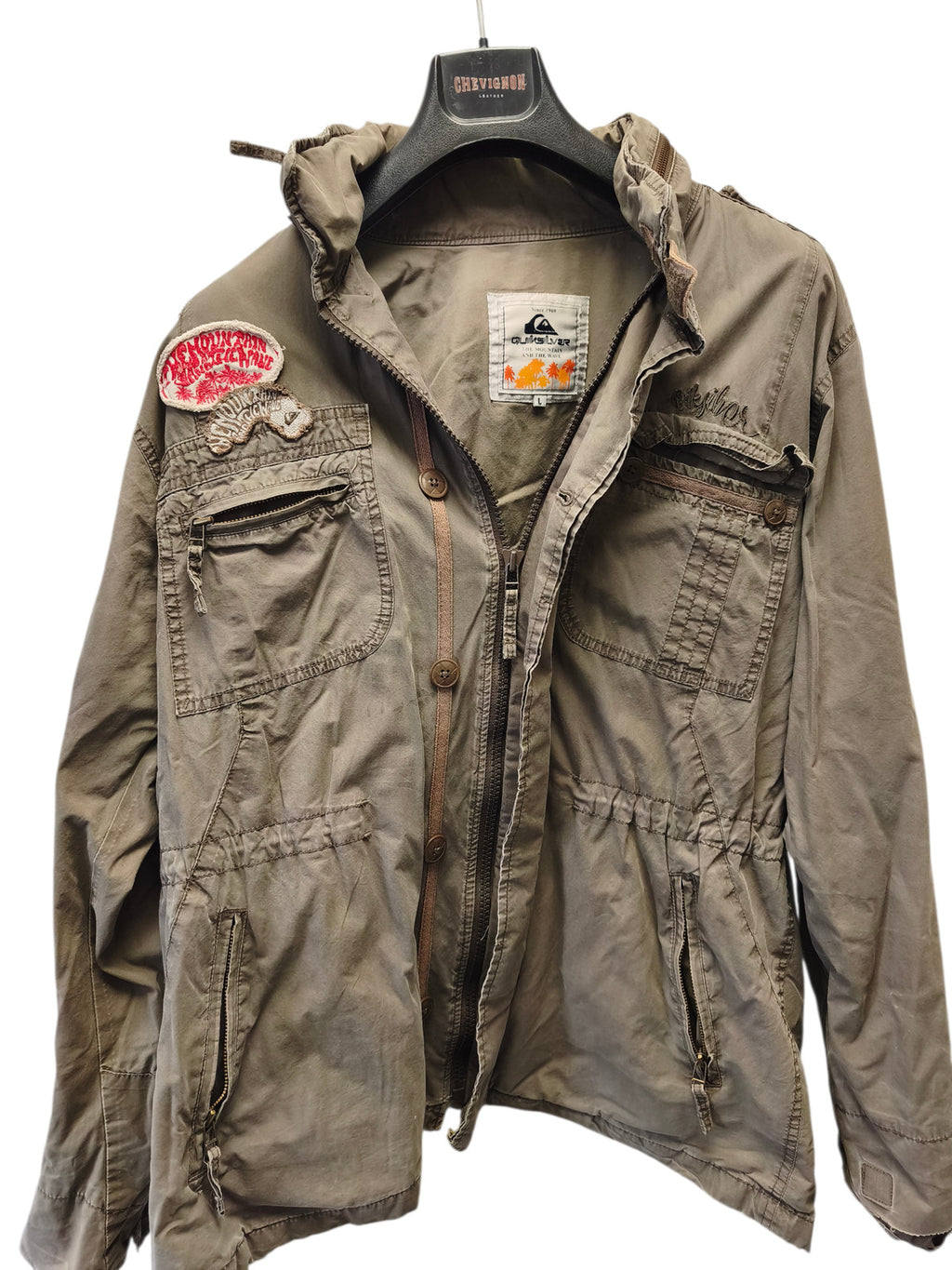 Blouson vintage homme Quiksilver ancien veste rétro taille L collectionneur