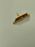 Pin's vintage Azura publicitaire doré, collection, Les Magiciens du Soleil