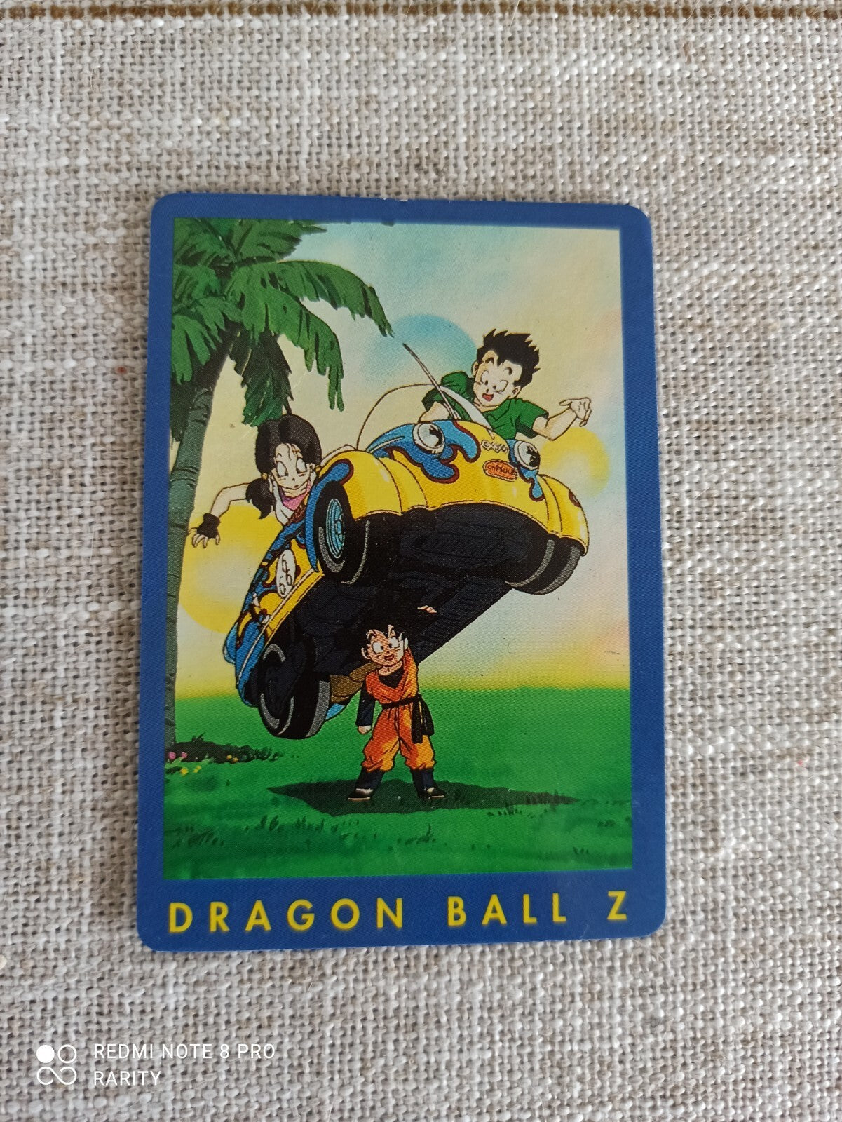 Carte Dragon Ball Z vintage Série 34 illustration couleur Goku
