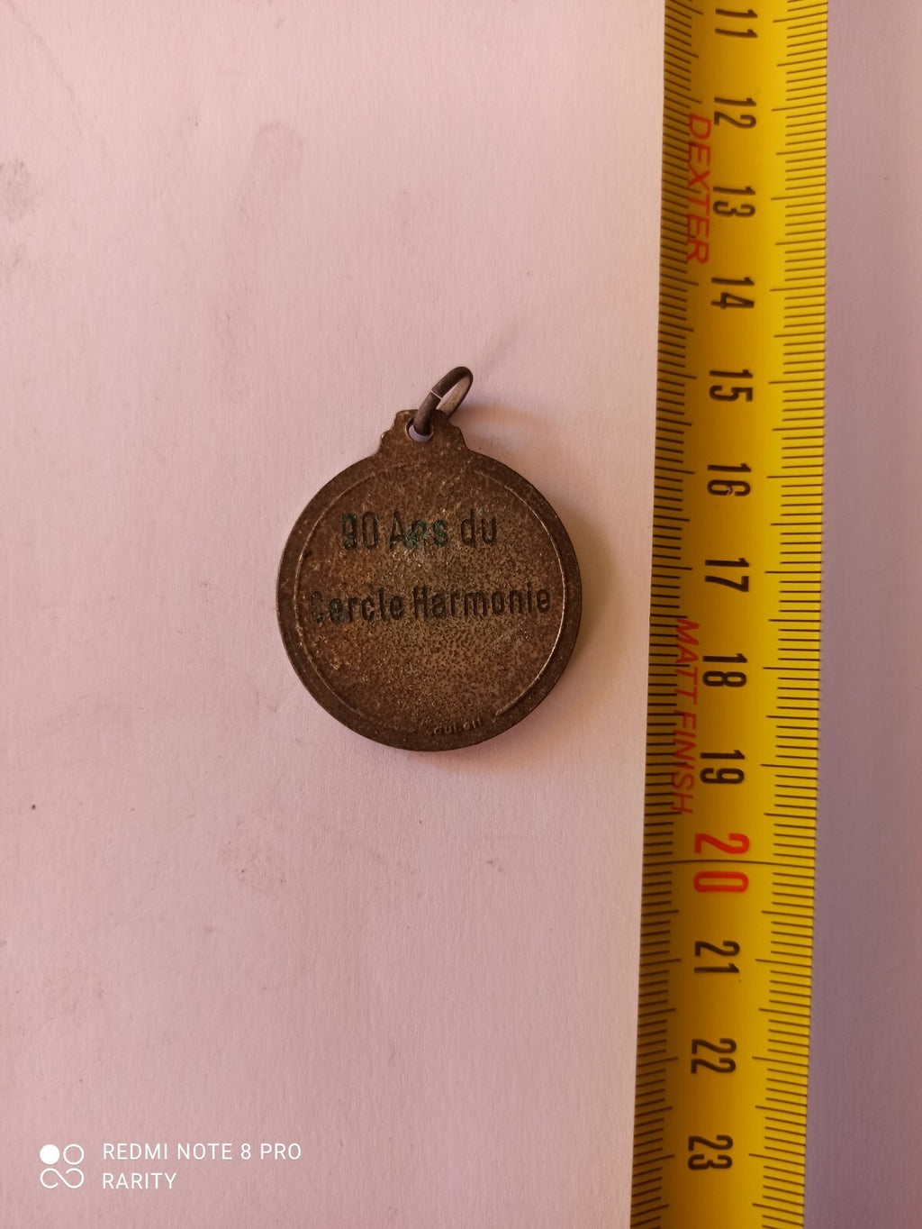 Médaille cyclisme ancienne – Sports 90 ans d’histoire – relief coureur
