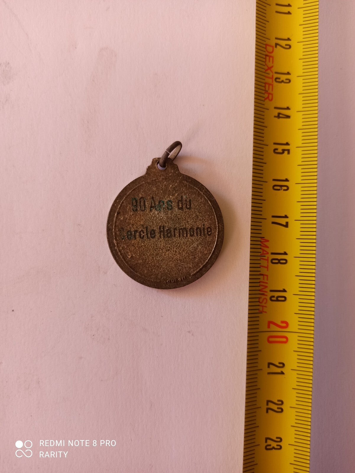 Médaille cyclisme ancienne – Sports 90 ans d’histoire – relief coureur