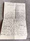Lettre manuscrite ancienne 1918 Marseille WW1 Première Guerre mondiale document