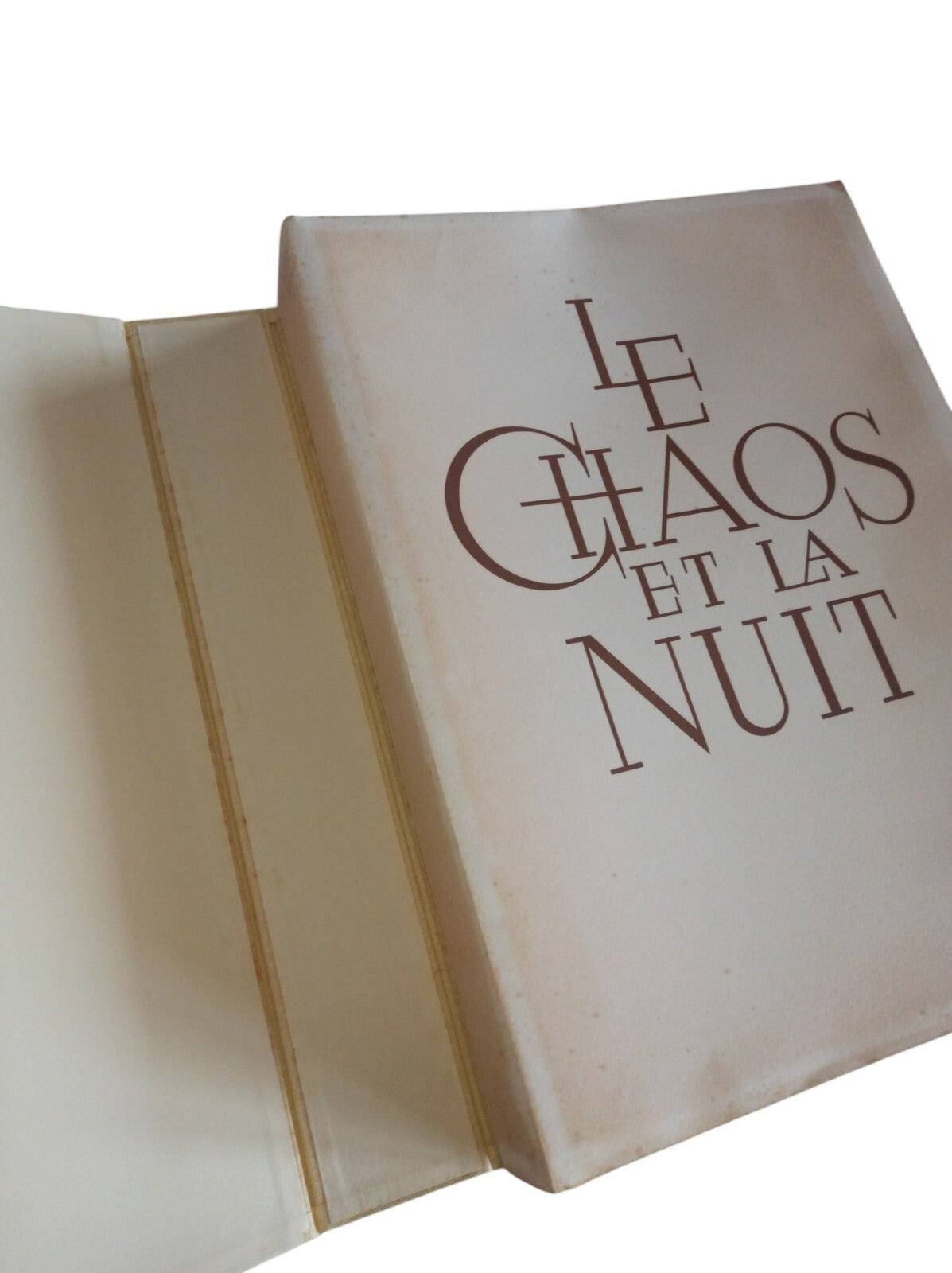 Livre illustré Le Chaos et la Nuit Montherlant Marti lithographies rare