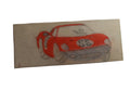 Dessin original voiture course Scalextric Dinky Toys calque vintage SS 10 cm