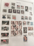 Timbres anciens USA oblitérés – lot vintage philatélie États-Unis