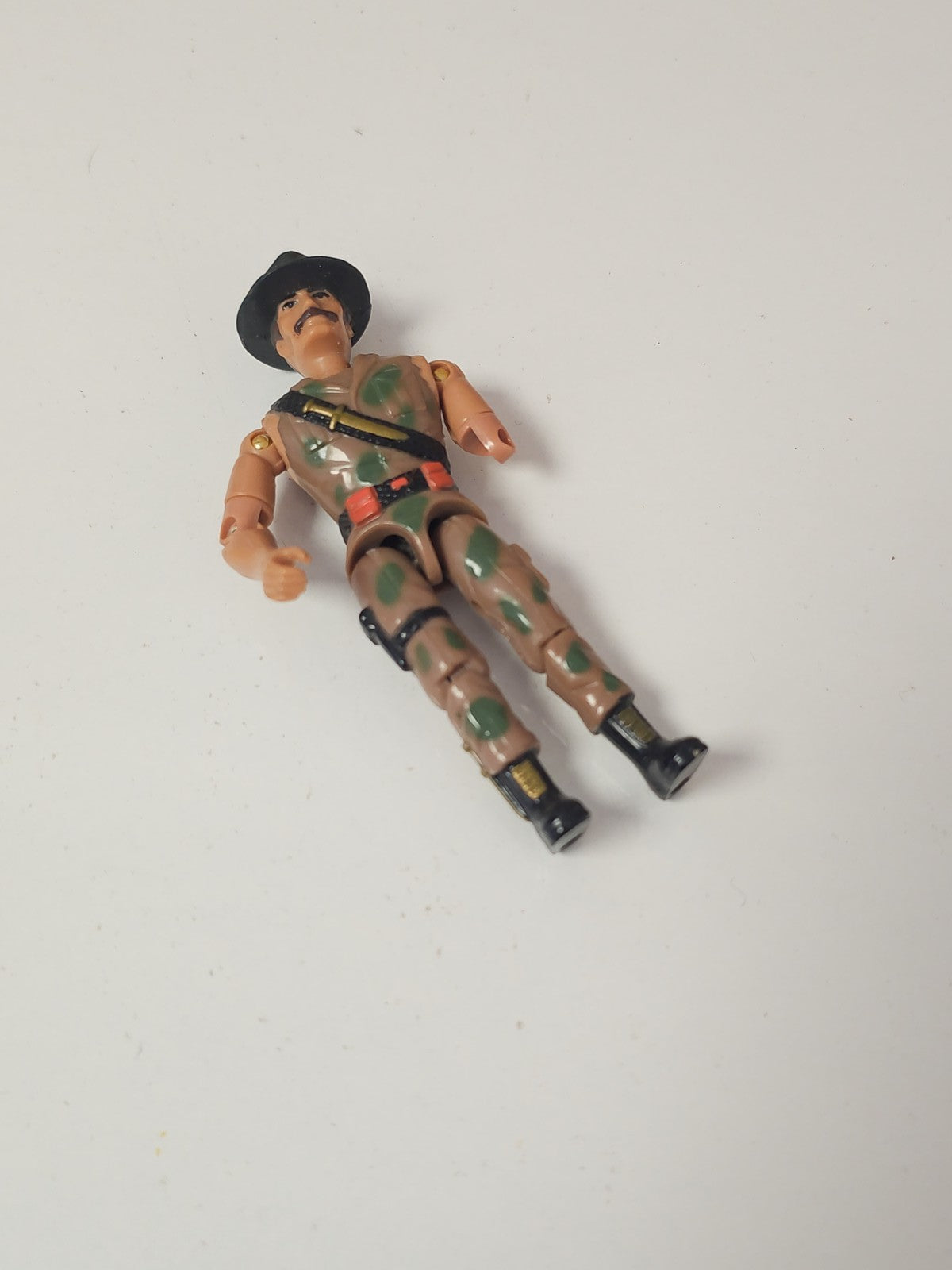 Vintage figurine Lanard 1986 The Corps ancien GI Joe rétro collection rare