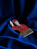 Pin's vintage Shell édition limitée, figurine employé rouge, publicitaire rare