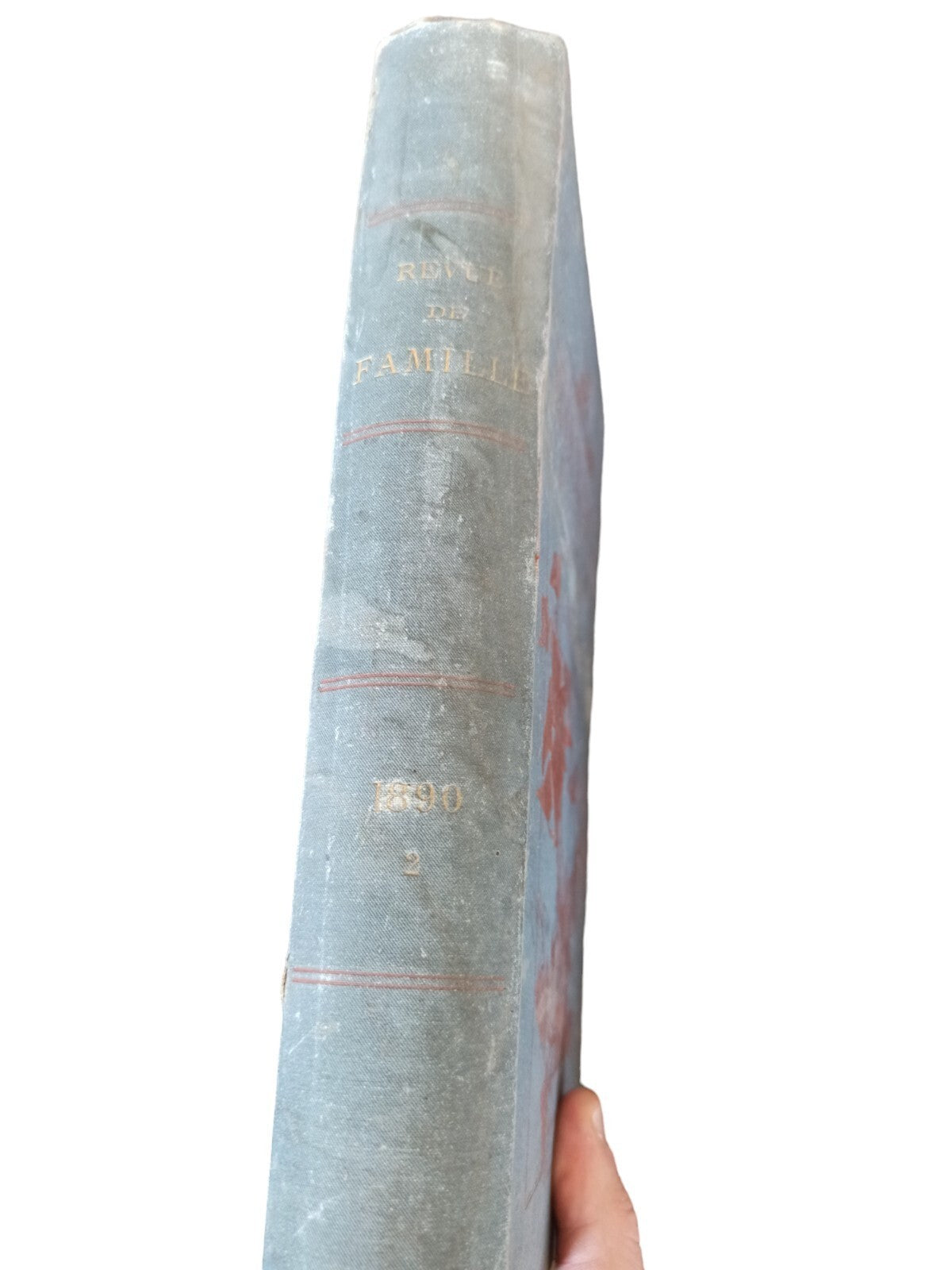 Livre ancien Revue de Famille Jules Simon couverture illustrée XIXe Paris