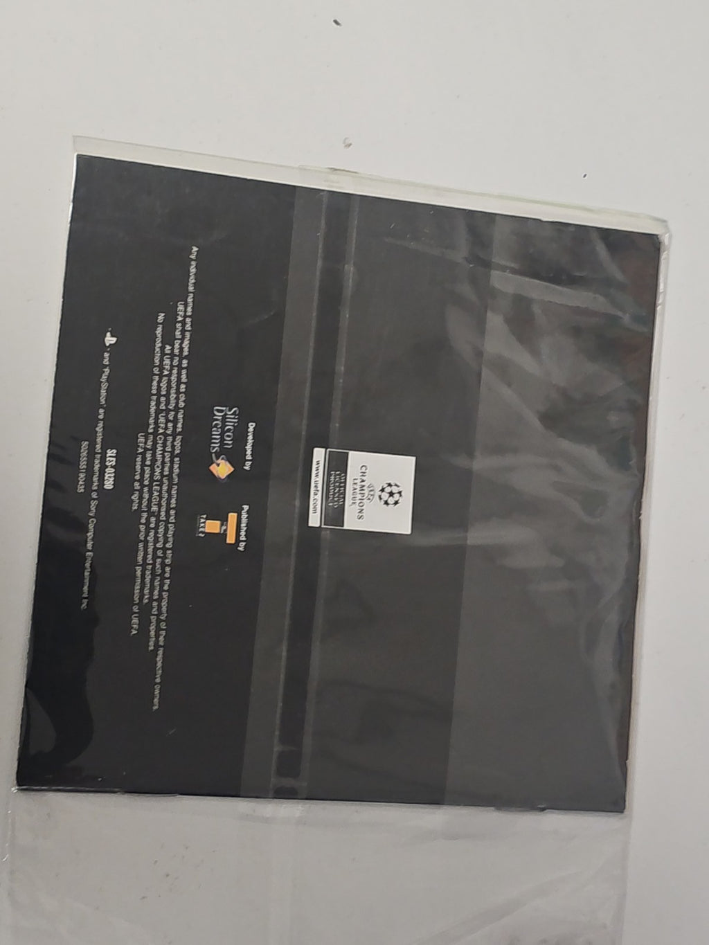 Notice originale pour jeu UEFA sur Playstation PS1, manuel d?instructions offici