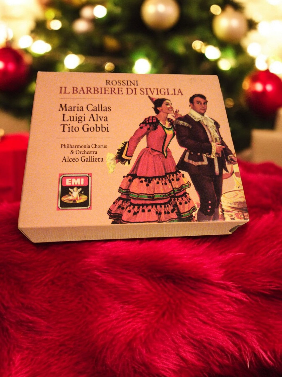 Coffret CD EMI Rossini Il Barbiere di Siviglia Maria Callas vintage opéra