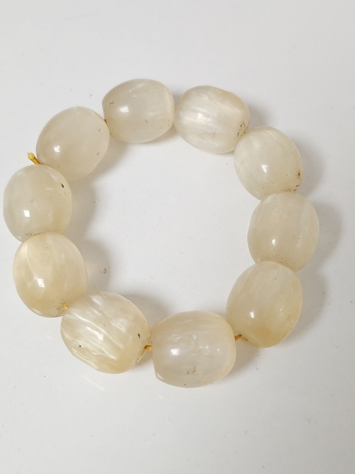 Collier vintage ancien perles fantaisie à identifier rétro bijou collection déco