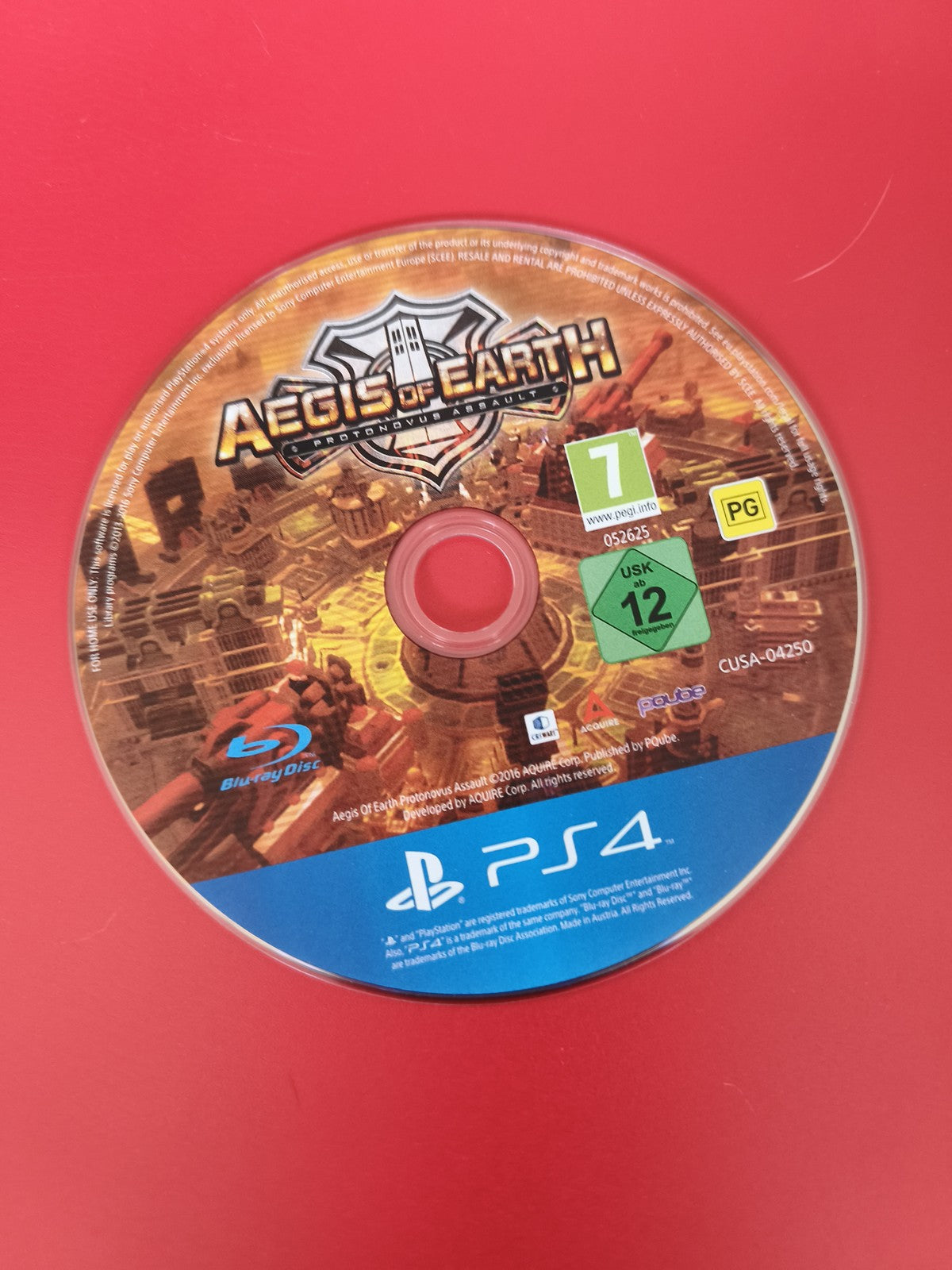 Jeu PS4 Aegis of Earth sur disque seul pour PlayStation 4, version française