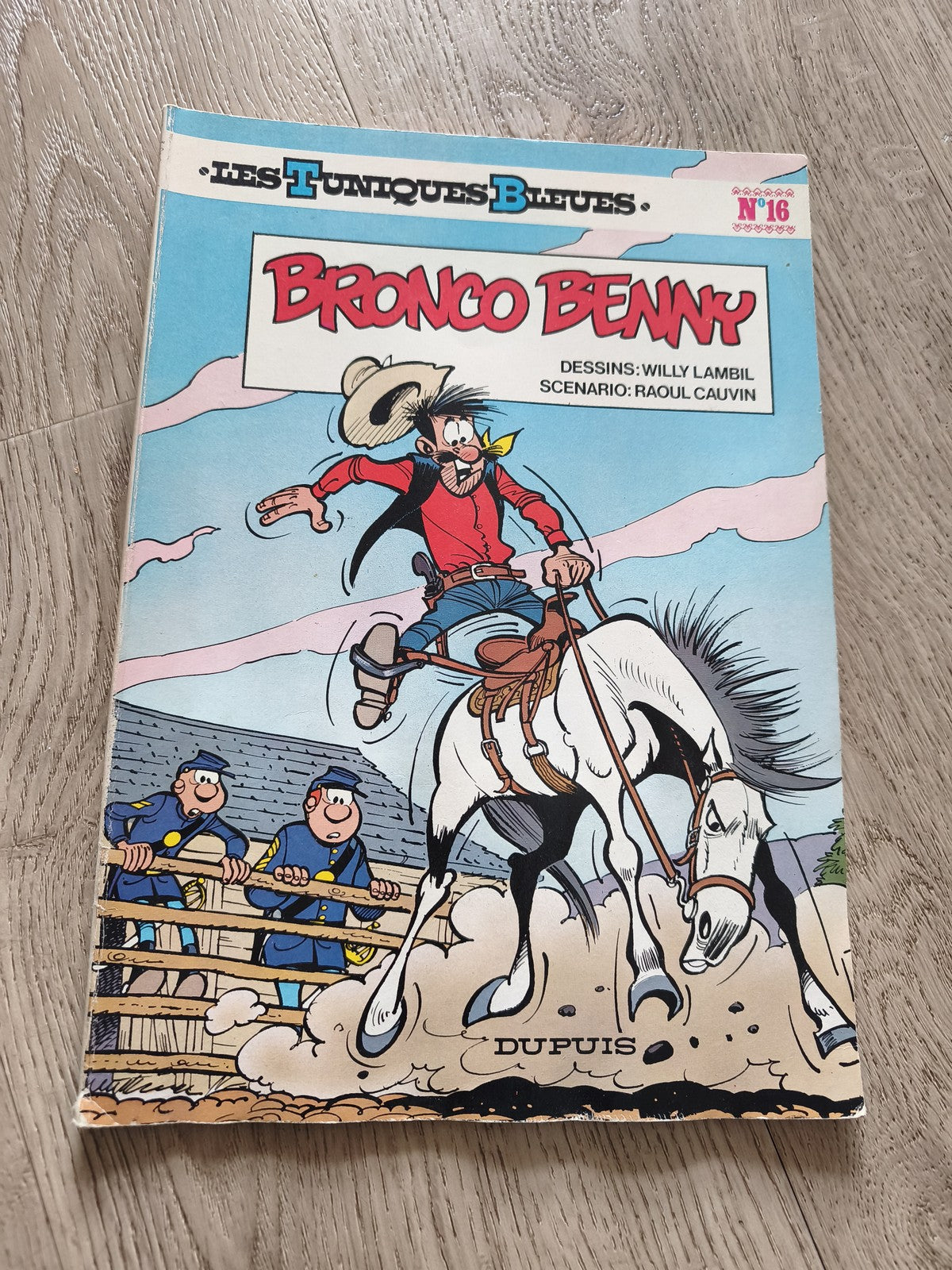 Vintage BD Les Tuniques Bleues Bronco Benny ancien album collection rare
