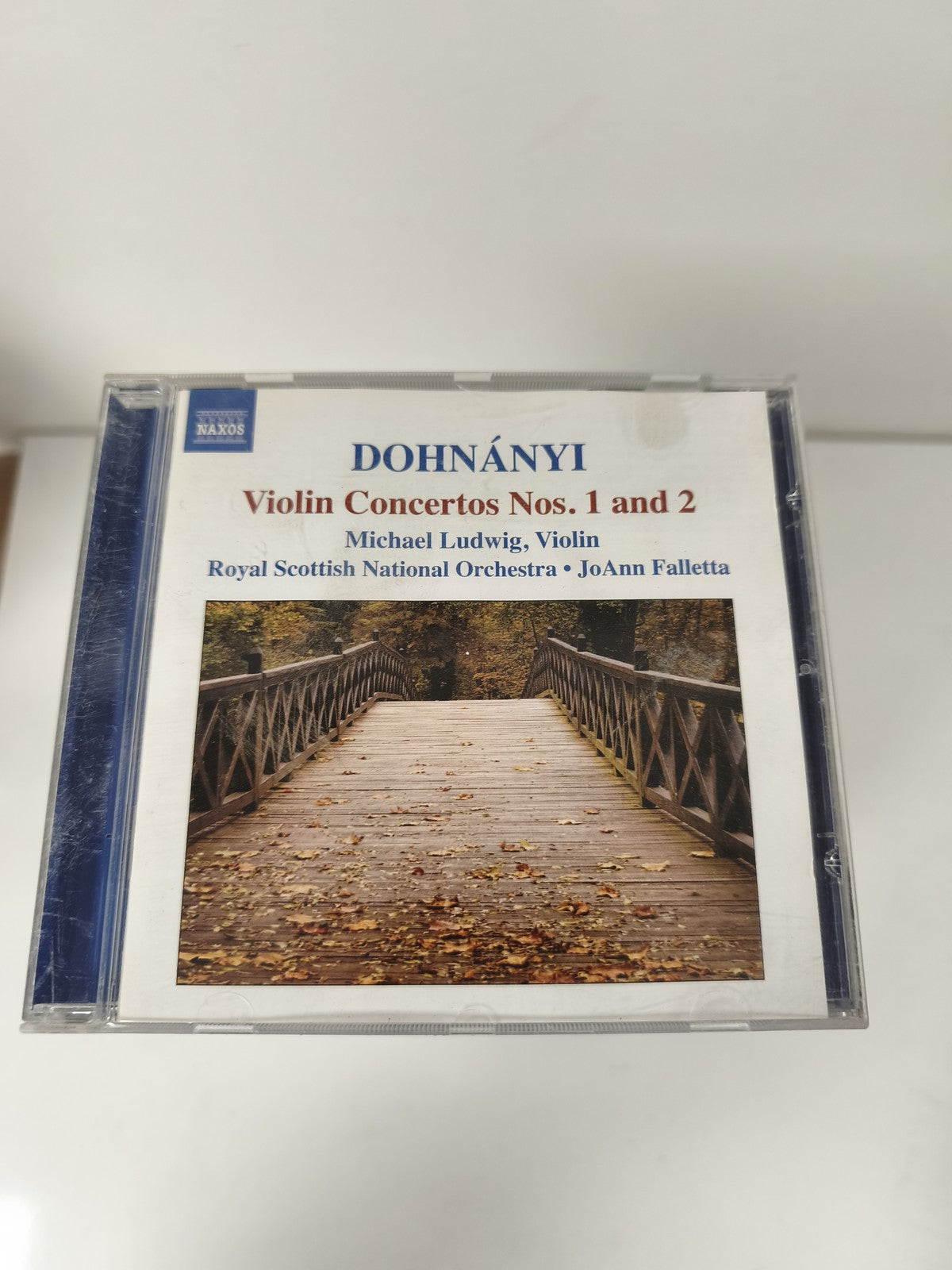 CD Dohnányi Violin Concertos Nos. 1 & 2 Michael Ludwig JoAnn Falletta Naxos